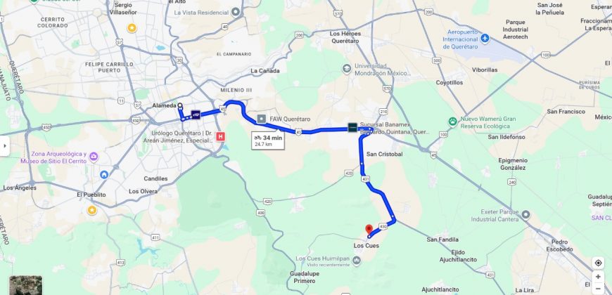 Terreno En Venta En Fracc. Real De Los Cues Querétaro