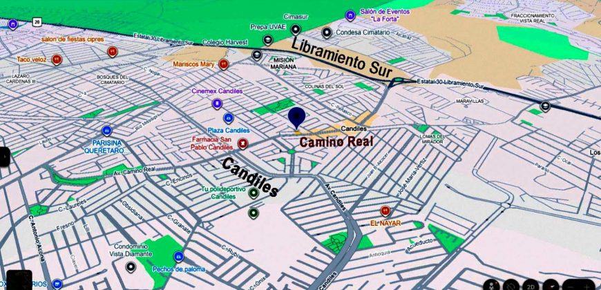 Terreno En Condominio En Venta Cerca Plaza Candiles