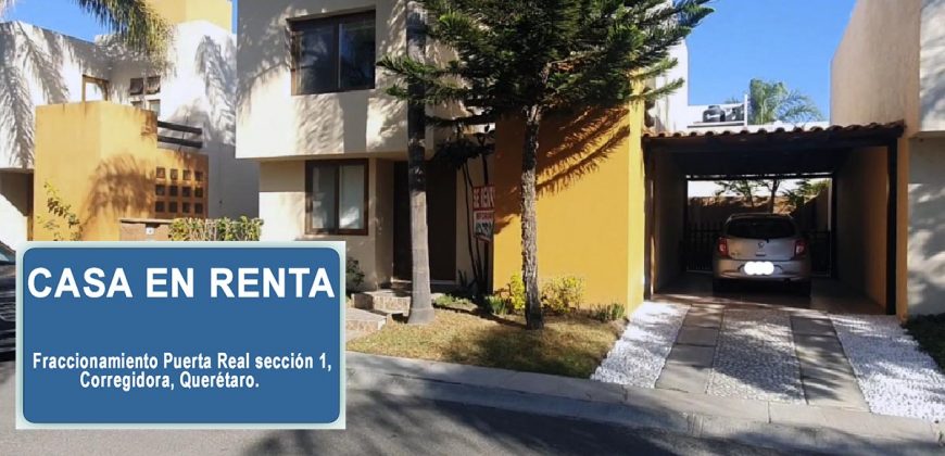 Casa En Renta En Puerta Real Corregidora Querétaro