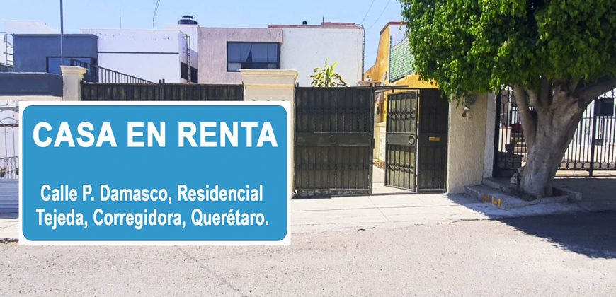 Casa En Renta En Tejeda Querétaro