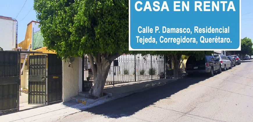Casa En Renta En Tejeda Querétaro